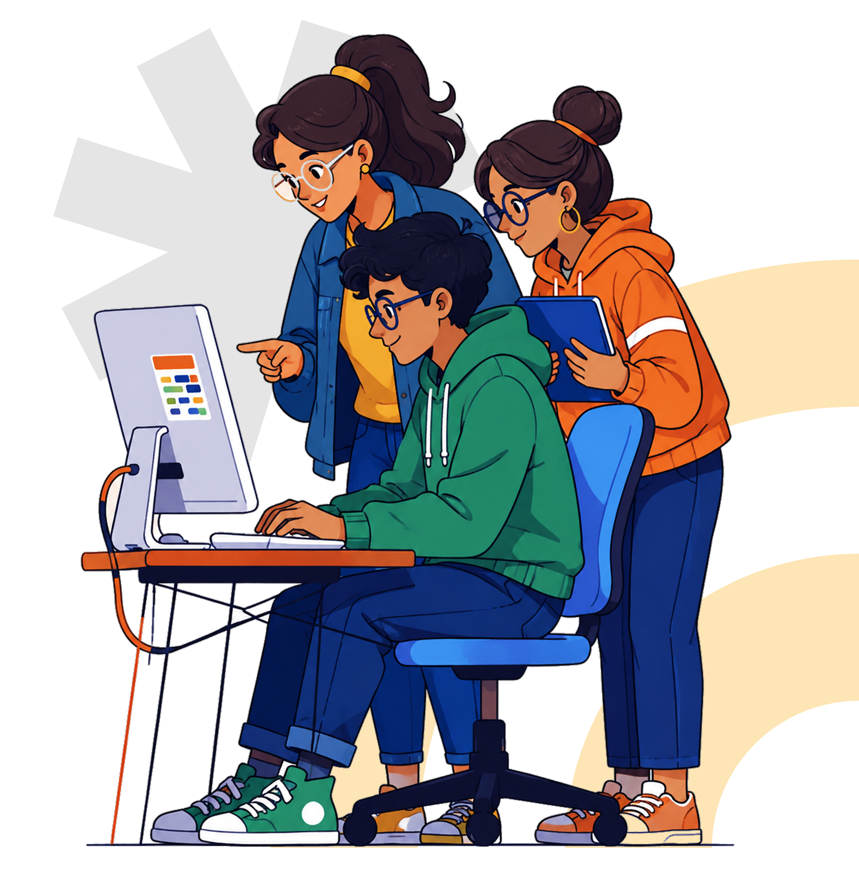 Team collaborating