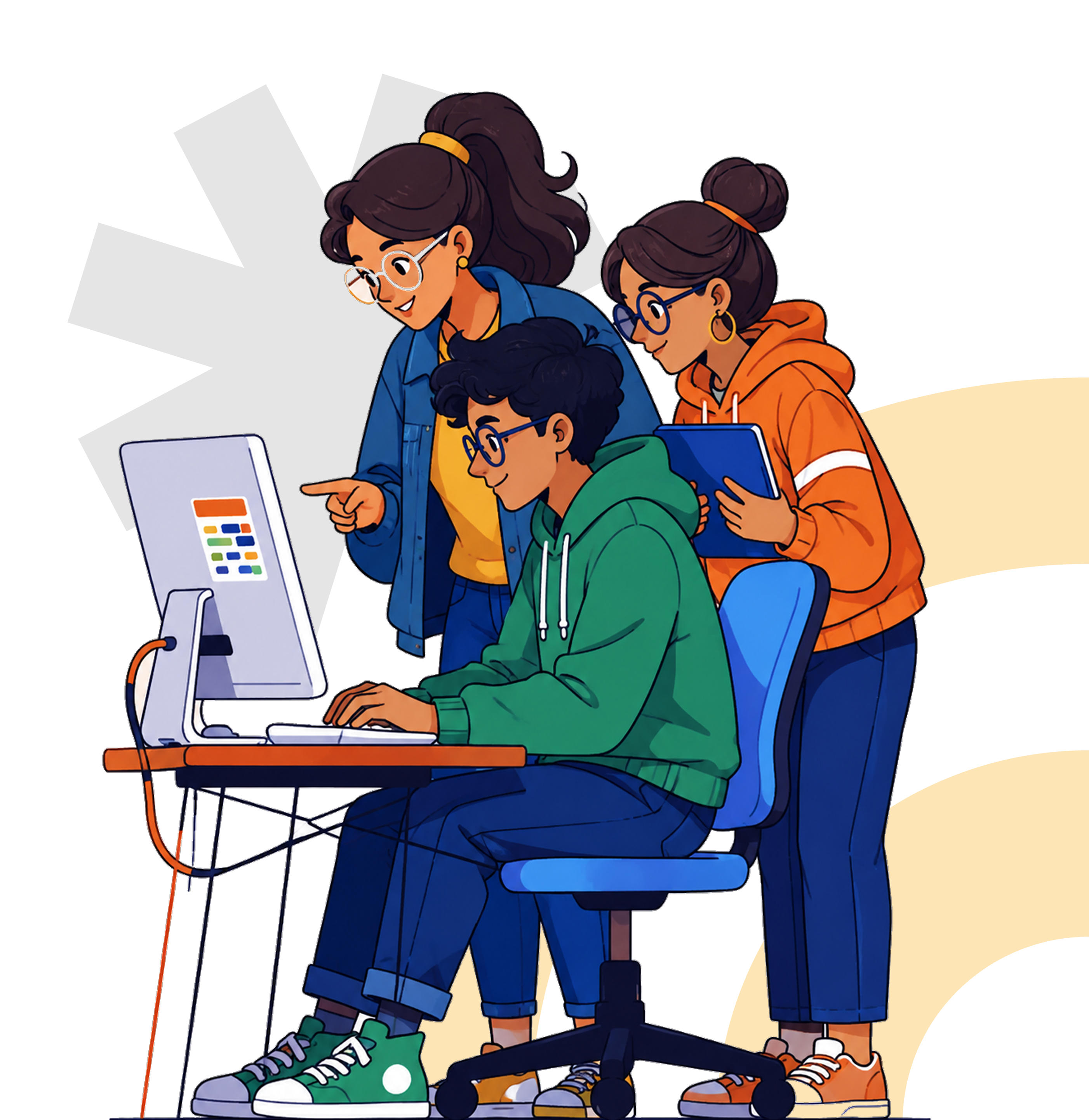 Team collaborating